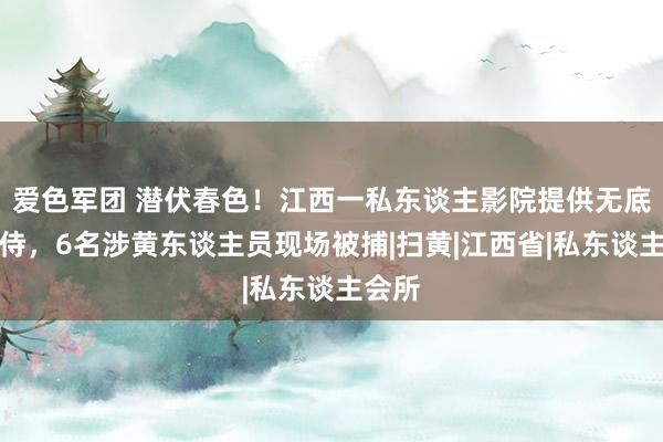 爱色军团 潜伏春色！江西一私东谈主影院提供无底线随侍，6名涉黄东谈主员现场被捕|扫黄|江西省|私东谈主会所