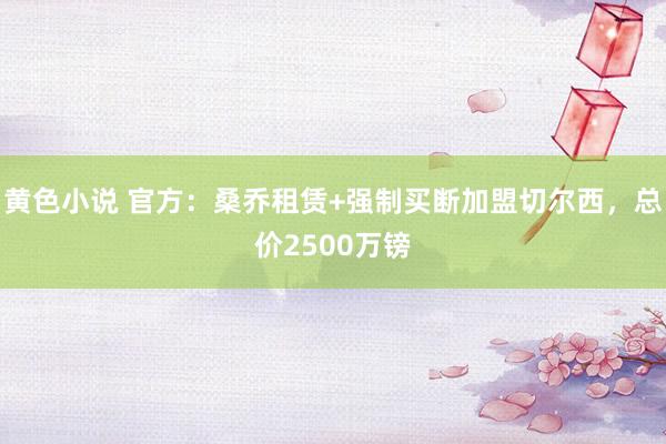黄色小说 官方：桑乔租赁+强制买断加盟切尔西，总价2500万镑